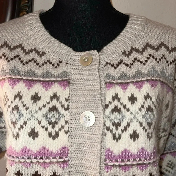Sundance As You Wish Cardigan In Gray Small - Picture 11 of 14